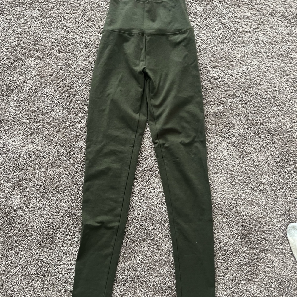 dark green Aerie leggings